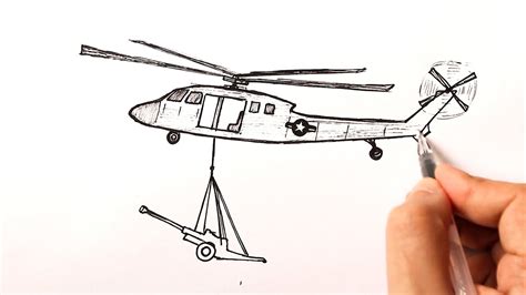 Sketch two cylinders on each wing to make the engines. . Draw helicopter easy